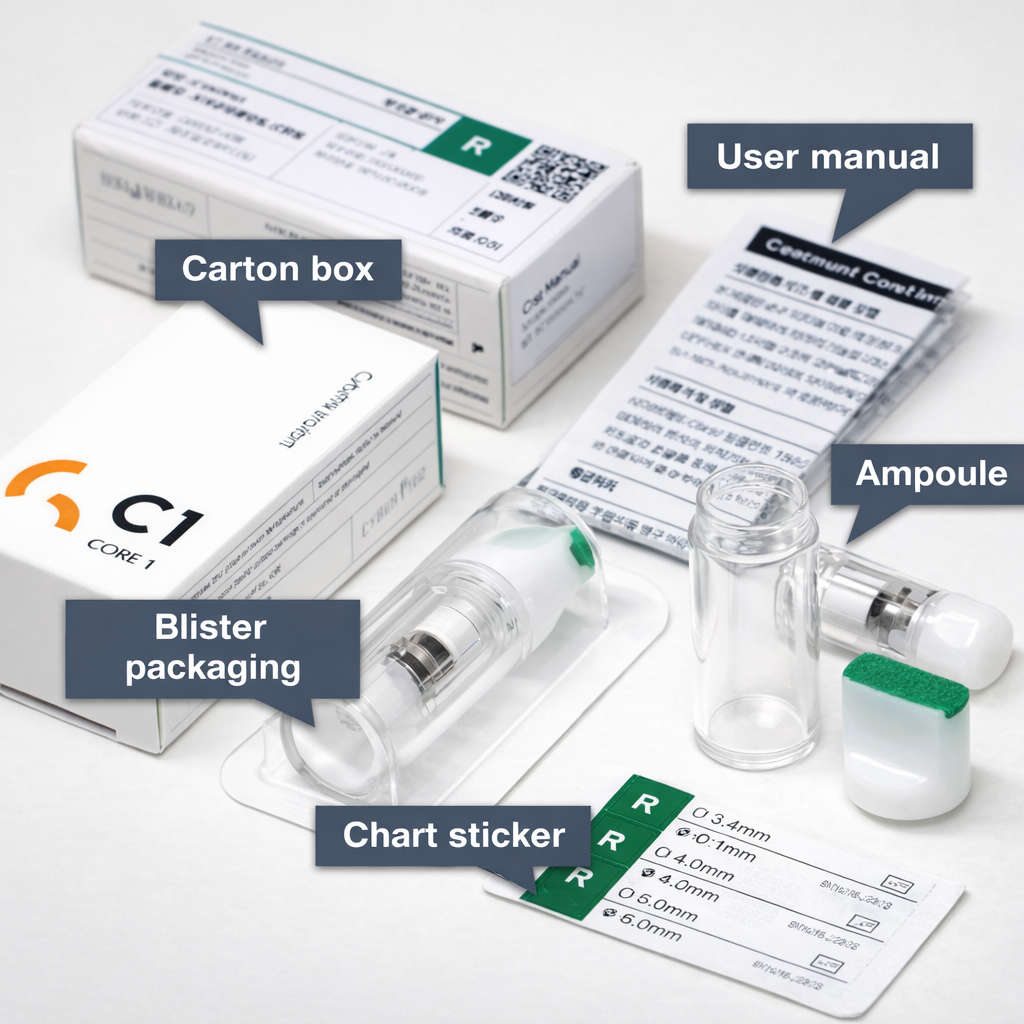 Implante Dental CORE1 SLA Ø 4.0,Ø 4.5,Ø 5.0 ,Ø 6.0